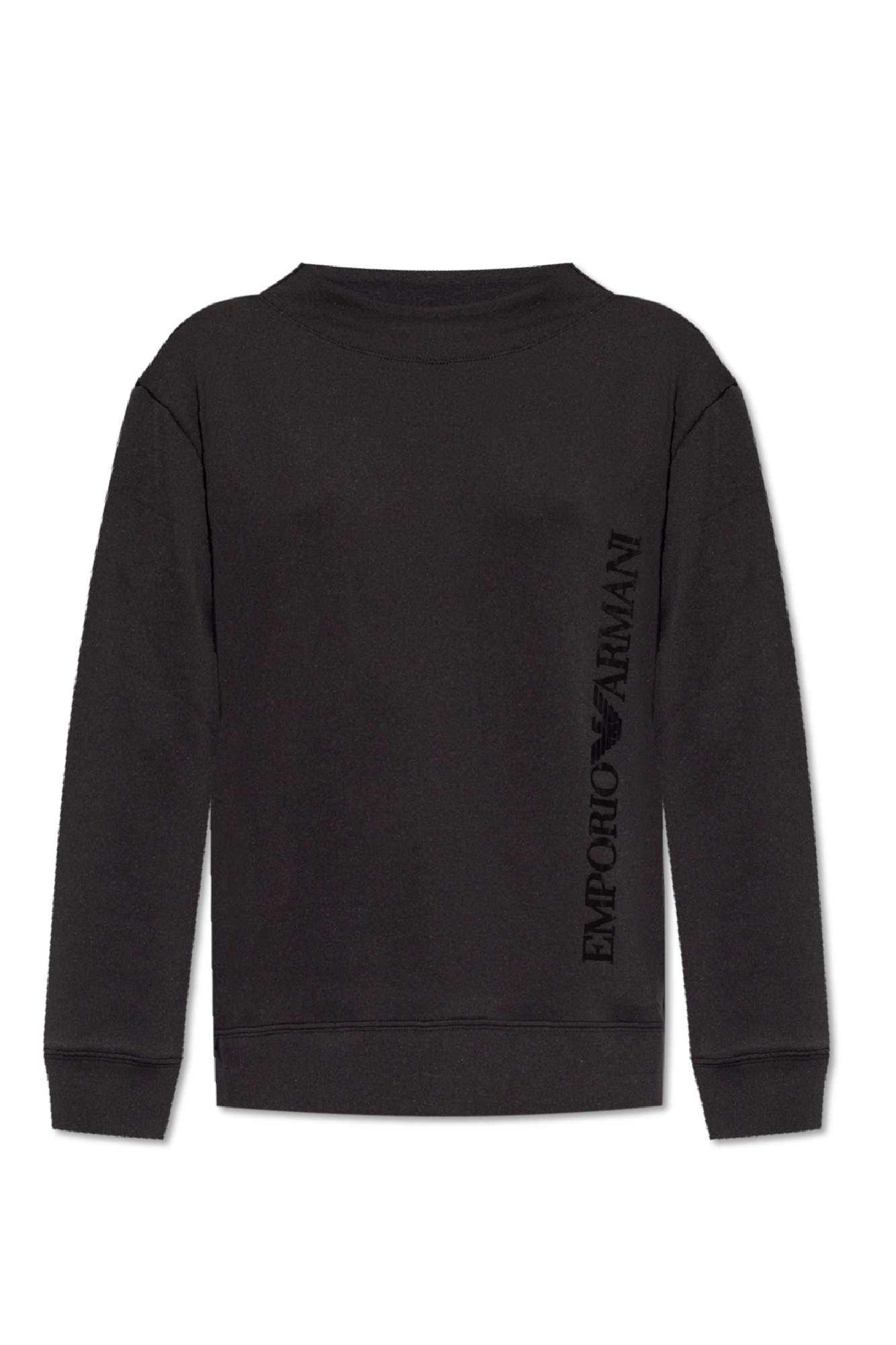 Black Sweatshirt with logo Emporio Armani Vitkac GB